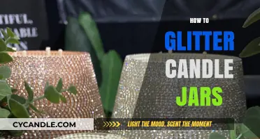 Glittering Candle Jars: A Sparkly DIY Guide