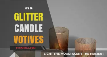 Glittering Candle Votives: A Sparkly DIY Guide