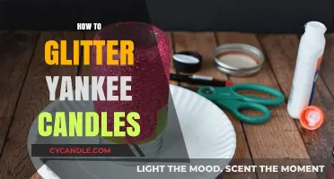 DIY Sparkle: Easy Steps to Glitter Your Yankee Candles