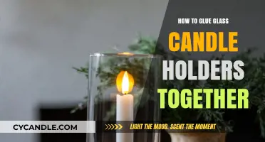 Attaching Glass Candle Holders: The Best Adhesive Methods