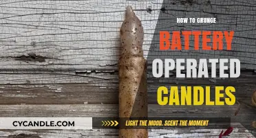 Grunge Up Your Candles: Battery-Operated Makeover Tips