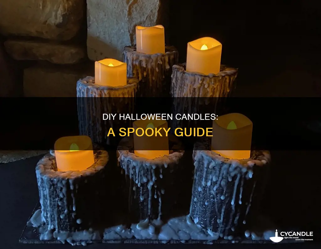 how to halloween candles