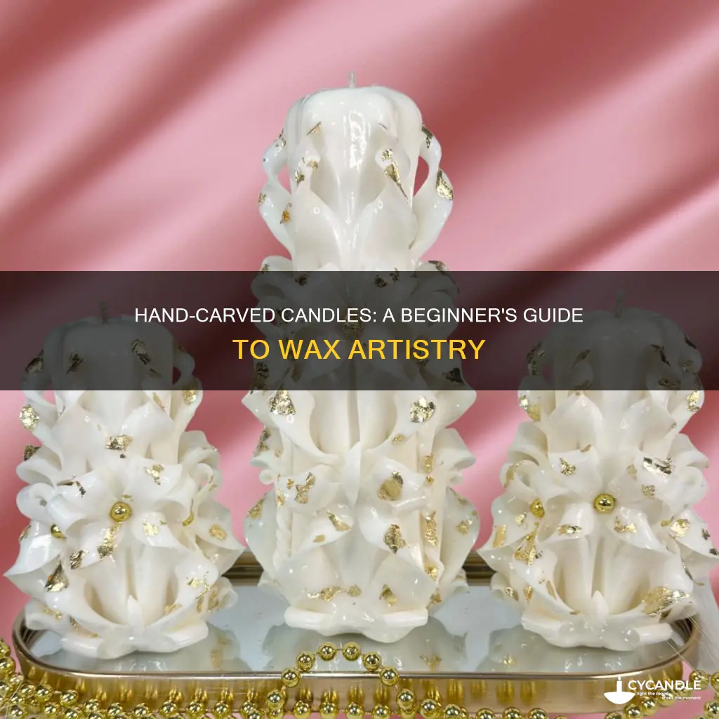 how to hand carve candles
