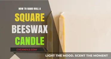 Hand-Rolling Square Beeswax Candles: A Step-by-Step Guide