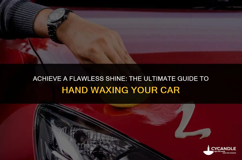 how to hand wax car