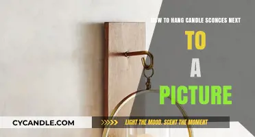 The Perfect Pair: Hanging Candle Sconces Alongside Art