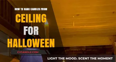 Spooky Ceiling Candles: A Halloween How-to Guide
