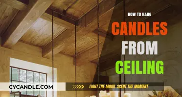 Creative Ways to Hang Ceiling Candles