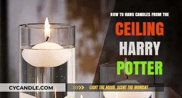 Create a Magical Ambience: Hanging Harry Potter-Style Ceiling Candles
