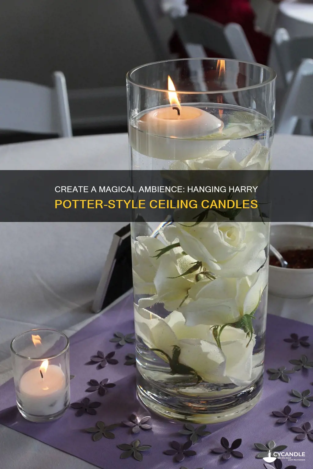 how to hang candles from the ceiling harry potter