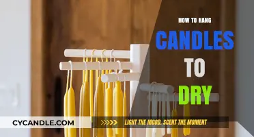 The Art of Drying Candles: Hanging Techniques