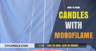 Hanging Candles with Monofilament: A Step-by-Step Guide
