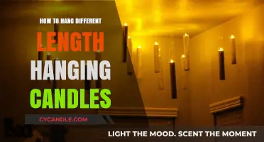 Creative Ways to Hang Candles at Varying Heights