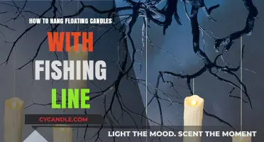 Create a Magical Effect: Hang Floating Candles with Fishing Line