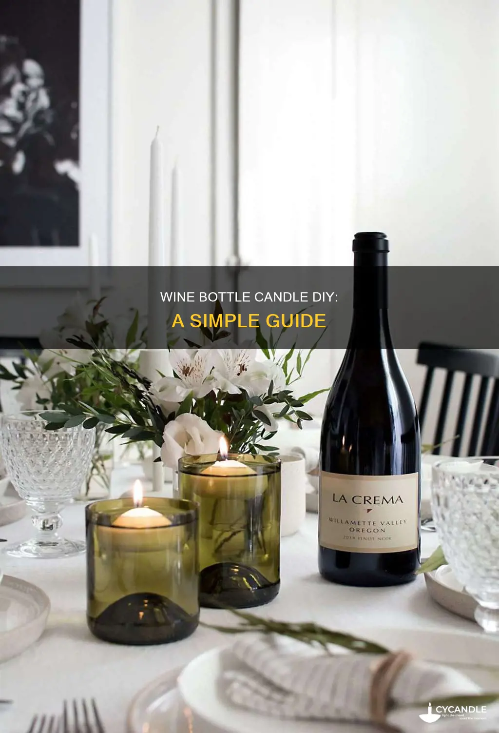 how to hanging wine bottle candles