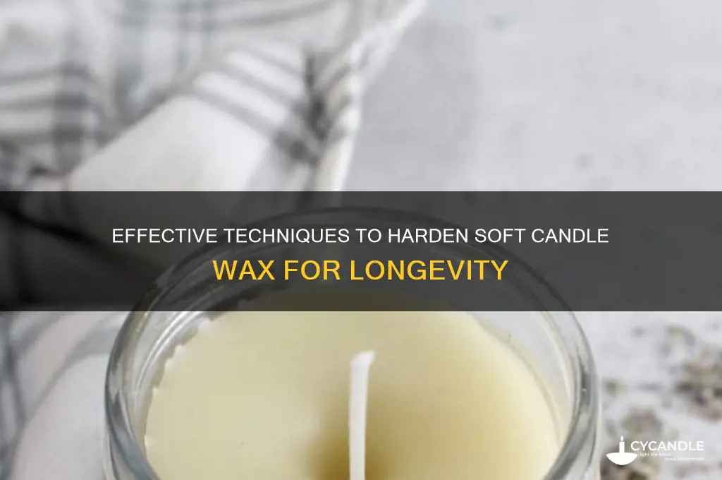 how to harden candle wax