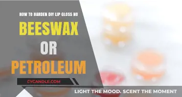 DIY Lip Gloss Hardening: Beeswax-Free, Petroleum-Free Recipe Guide