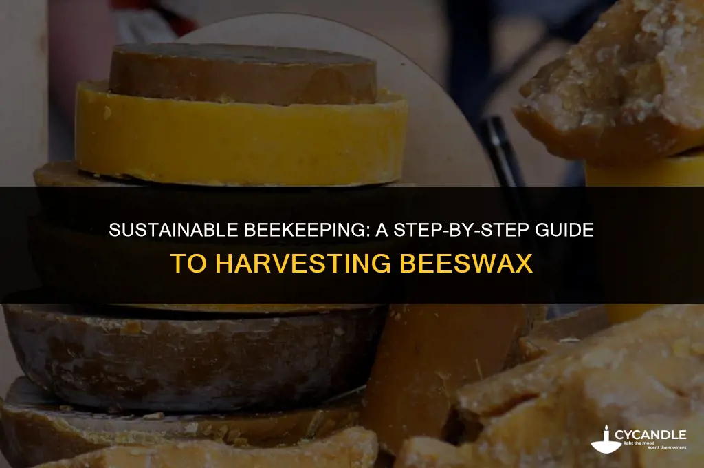 how to harvest bees wax