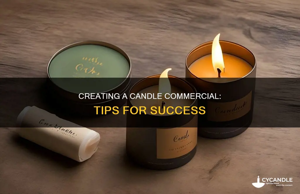 how to have a candle comercial