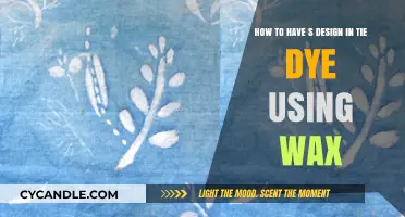 Tie-Dye Mastery: Crafting Stunning S-Designs with Wax Resist
