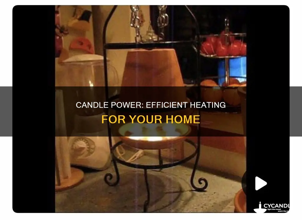 how to heat a house with a candle
