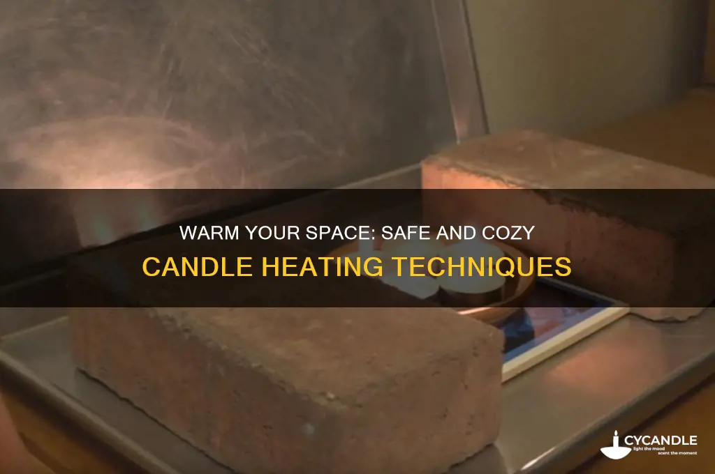 how to heat a room using candles