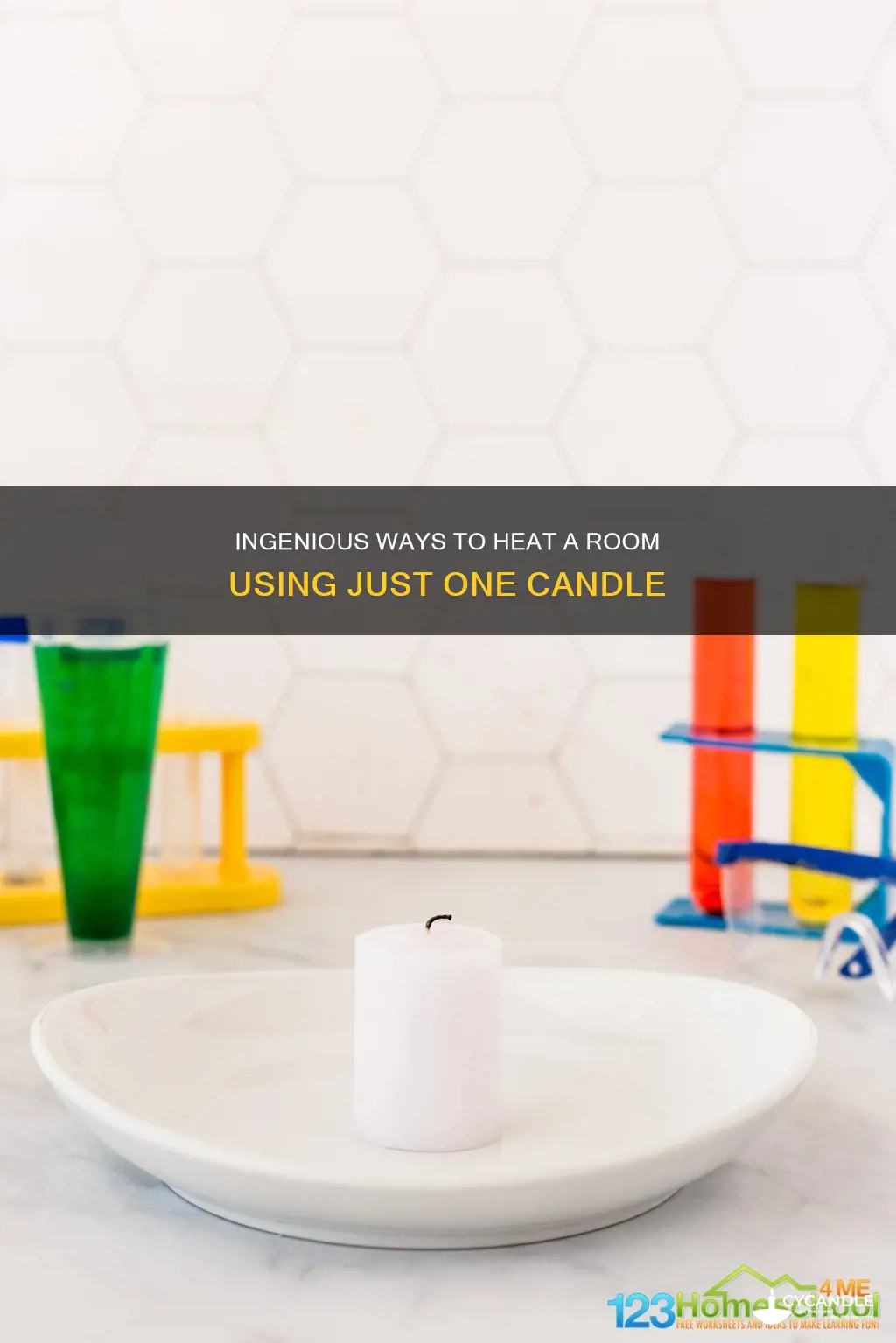 how to heat a room with one candle