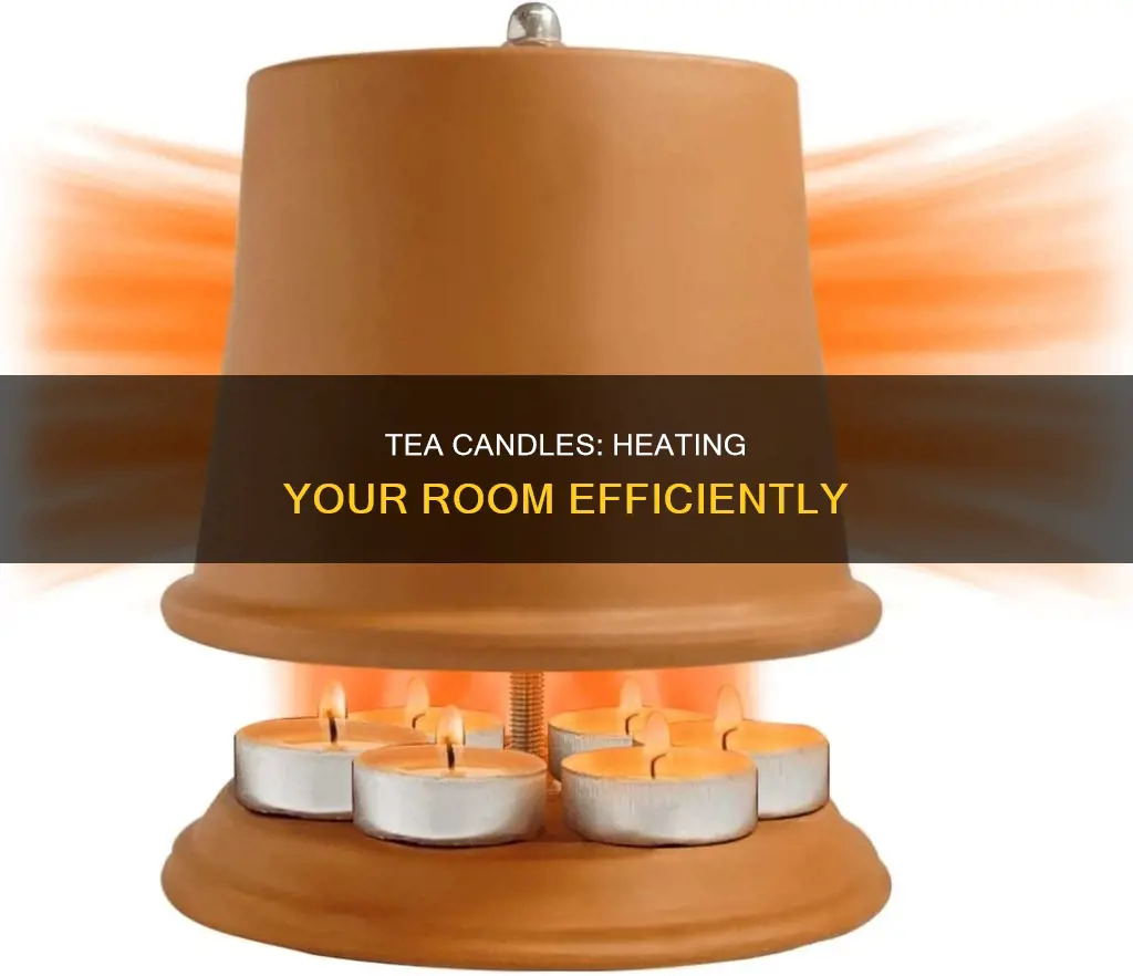 how to heat a room with tea candles