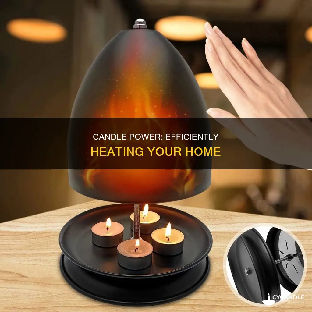 how to heat home with candles