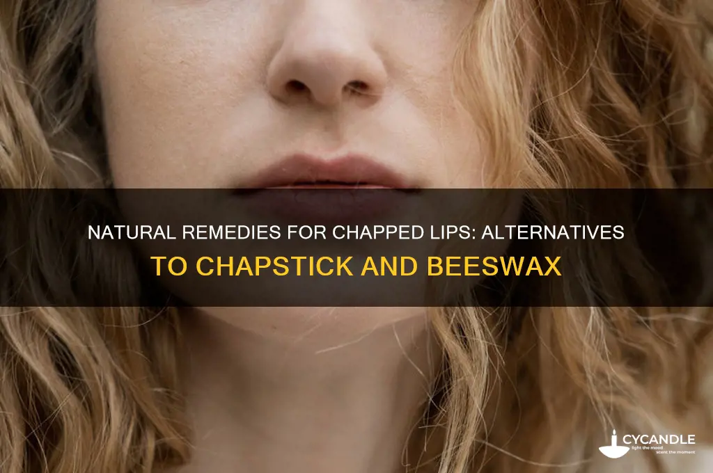 how to help chapped lips without chapstick or beeswax