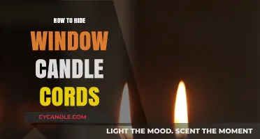Concealing Window Candle Cords: Creative Hacks for a Clean Look