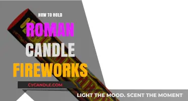 The Safe Way to Hold Roman Candles