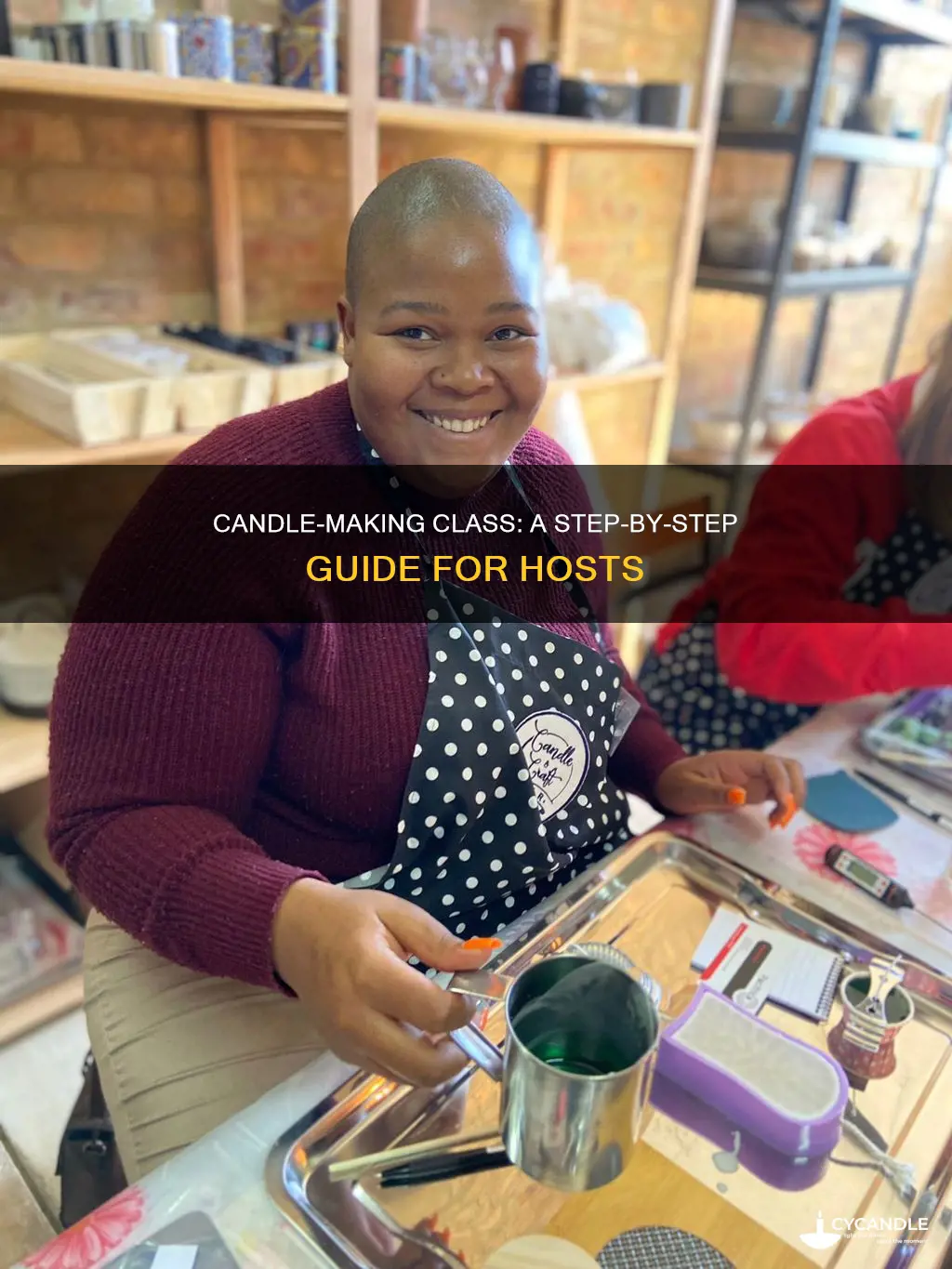 how to host a candle making class
