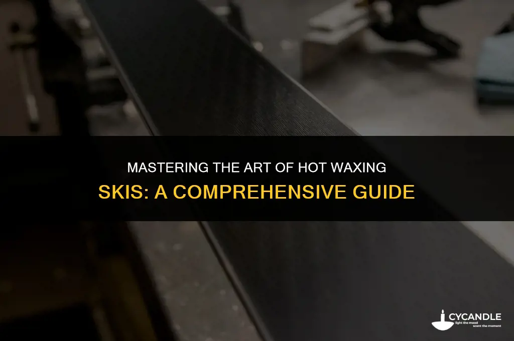 how to hot wax skis