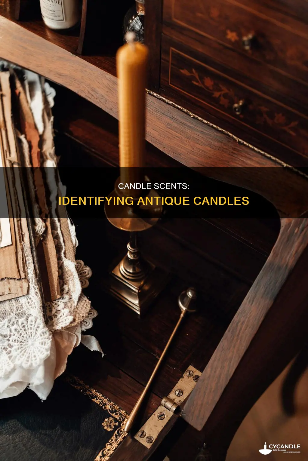 how to identify antique candle