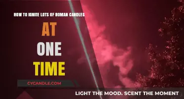 Igniting Roman Candles: A Safe, Simultaneous Display