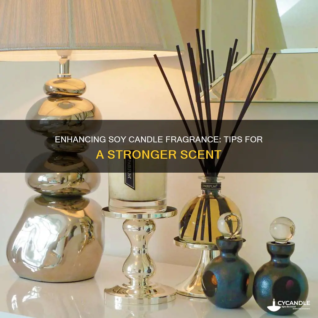 how to increase fragrance making soy candles
