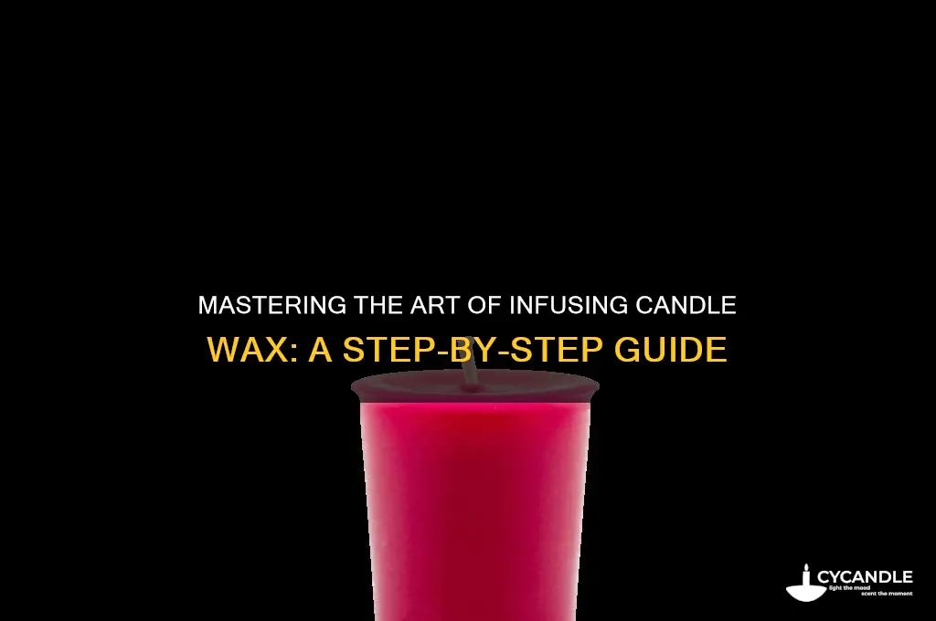 how to infuse candle wax