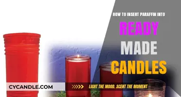 Easy Guide: Inserting Paraffin into Pre-Made Candles for Enhanced Burn