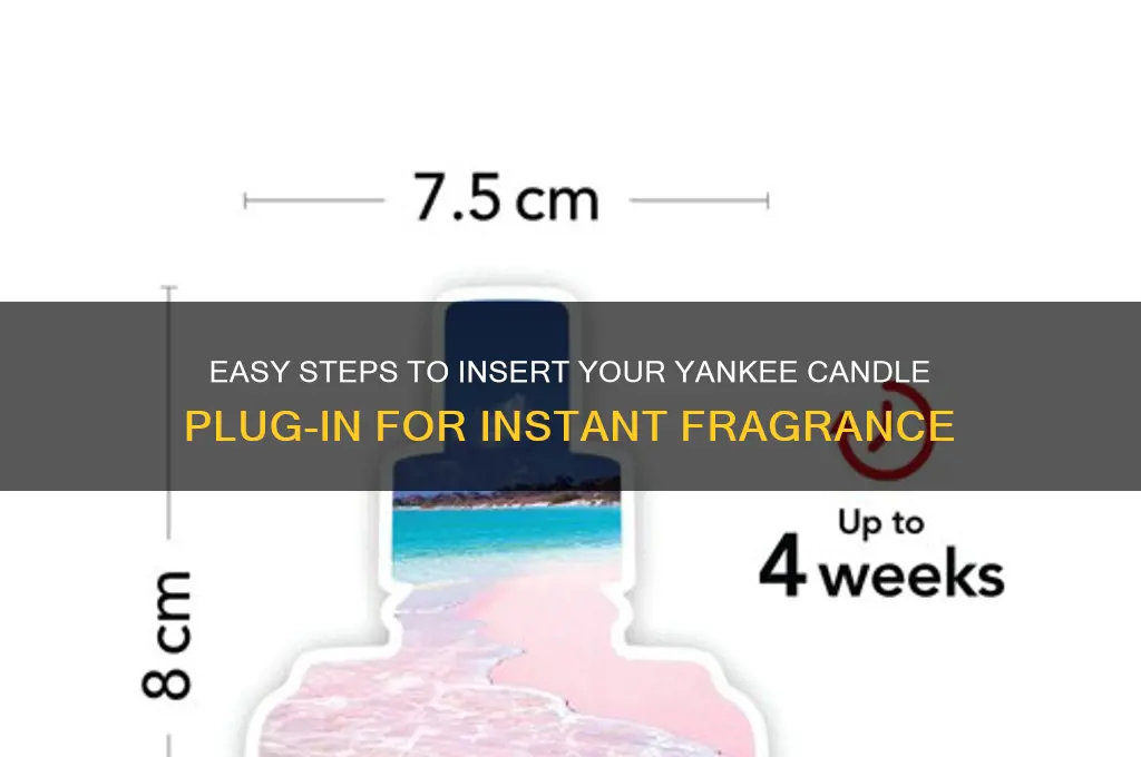how to insert yankee candle plug in