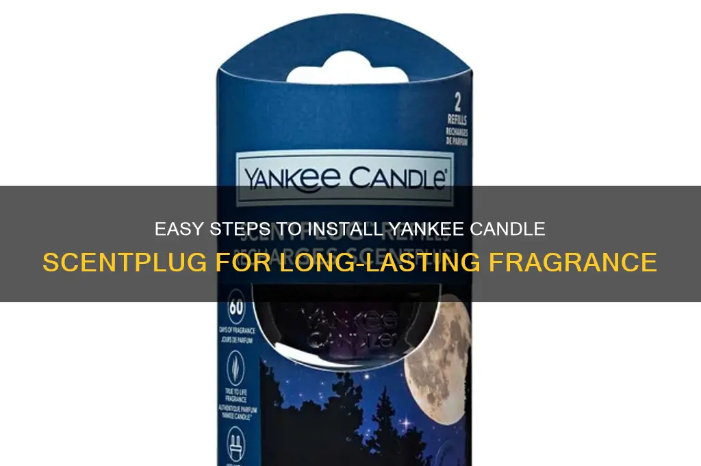 how to install yankee candle scentplug