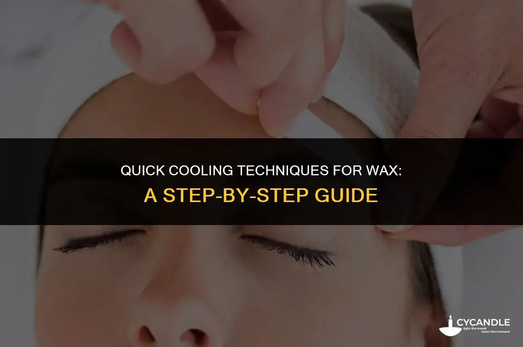 how to instant cool wax to use