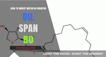 Inverting Water in Paraffin Oil with Span 80: A Step-by-Step Guide