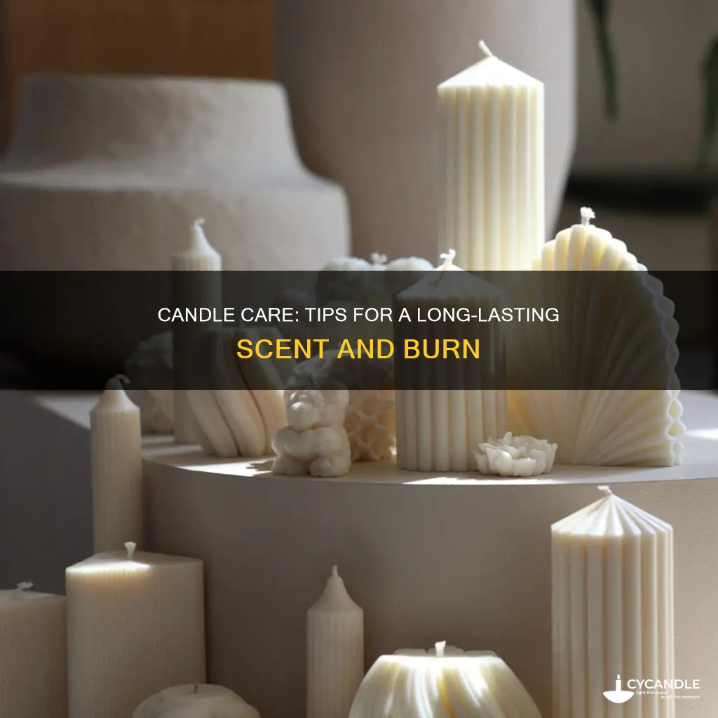 how to keep a candle good