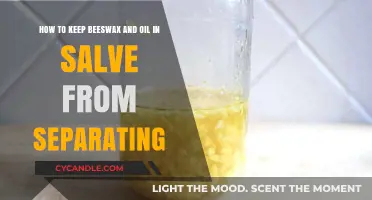 Prevent Salve Separation: Tips for Blending Beeswax and Oil Perfectly