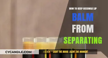 Prevent Beeswax Lip Balm Separation: Simple Tips for Smooth Results