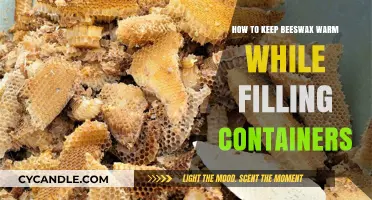 Effective Techniques for Maintaining Beeswax Warmth During Container Filling