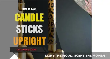 Wax Hacks: Keeping Candlesticks Upright