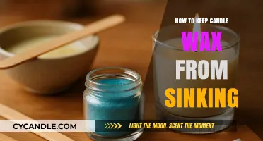 Prevent Candle Wax Sinking: Essential Tips for Even Wax Pool