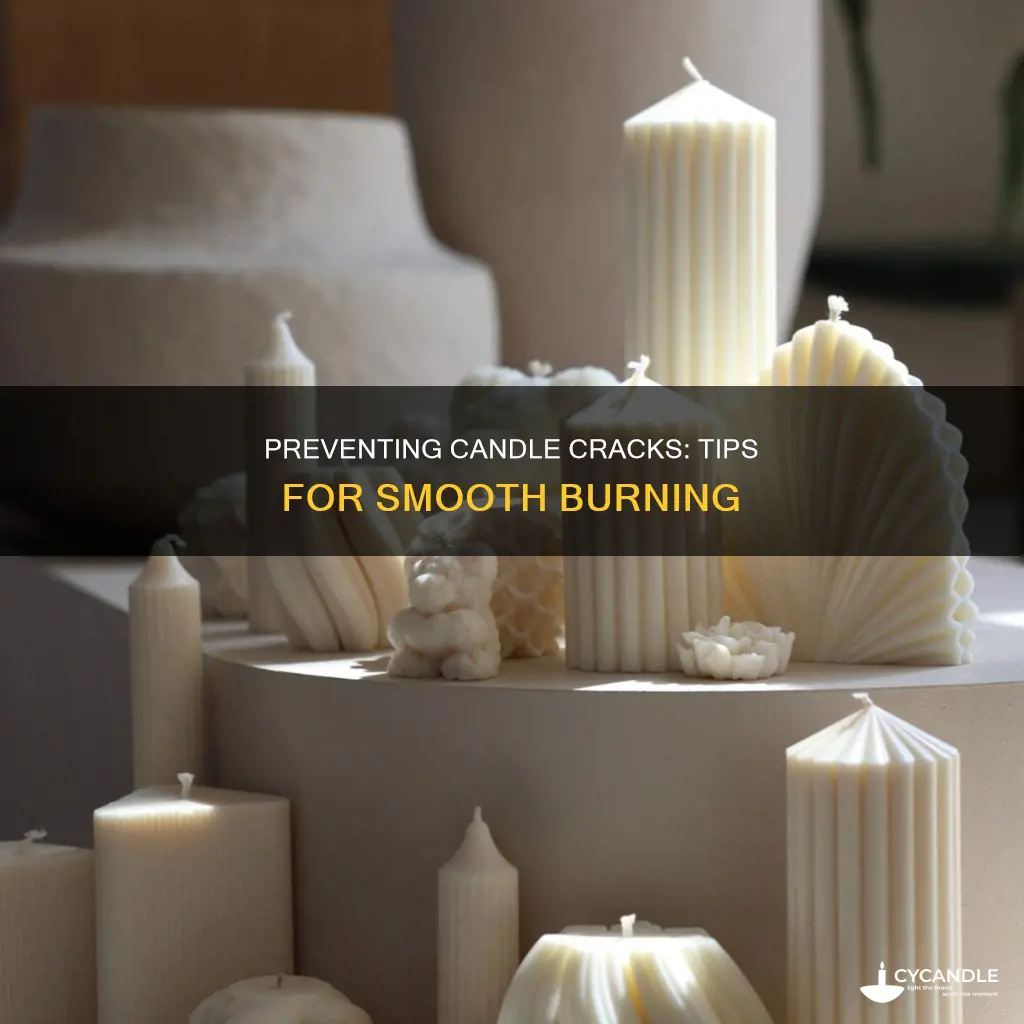how to keep candles from cracking